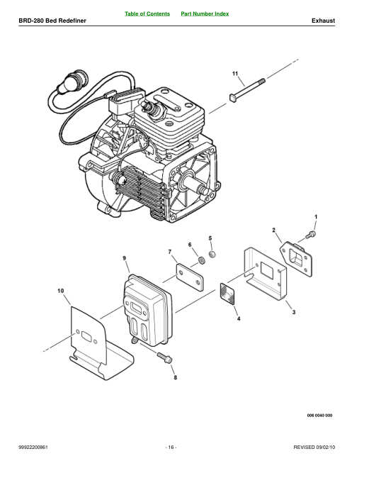 Echo BRD280e IPL / Parts List source page 16