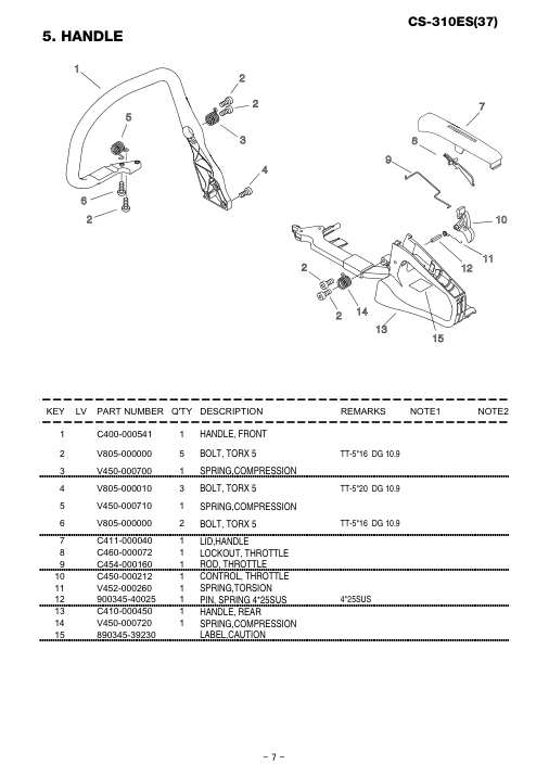 Echo CS-310ES IPL / Parts List source page 8