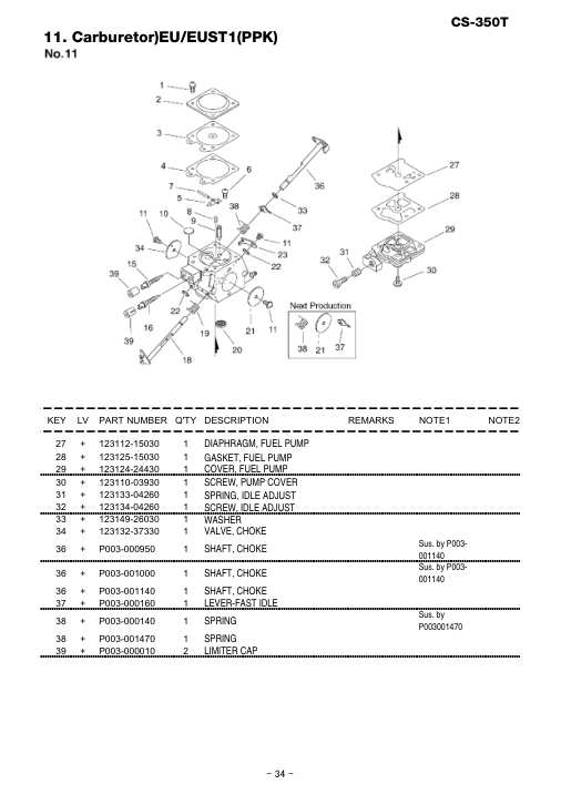 Echo CS-350T IPL / Parts List source page 35