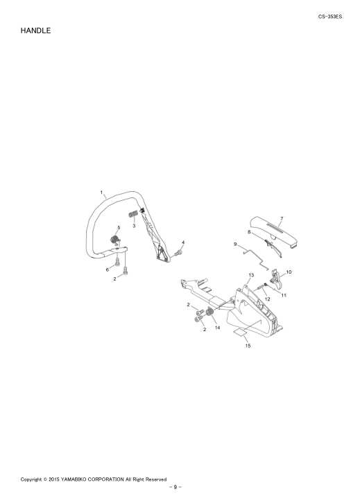 Echo CS-353ES IPL / Parts List source page 11