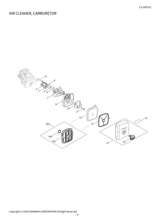 Echo CS-360TES IPL / Parts List source page 10