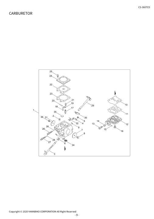 Echo CS-360TES IPL / Parts List source page 11
