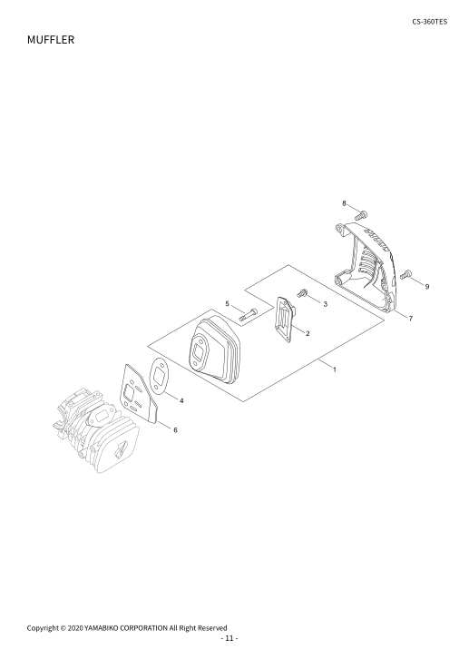 Echo CS-360TES IPL / Parts List source page 13