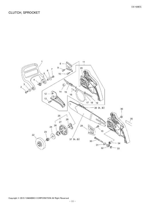Echo CS-420ES IPL / Parts List source page 13