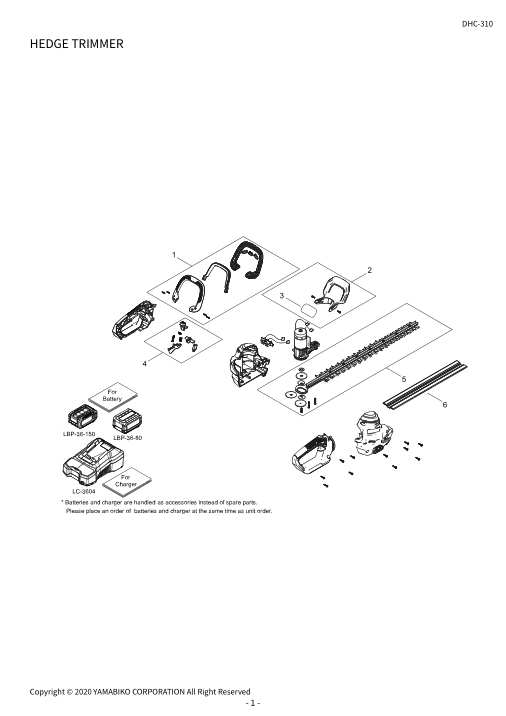 Echo DHC-310 IPL / Parts List source page 3
