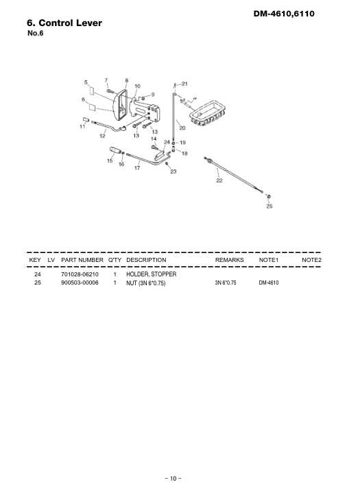 Echo DM-4610 IPL / Parts List source page 11