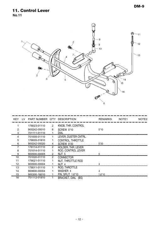 Echo DM-9 IPL / Parts List source page 13