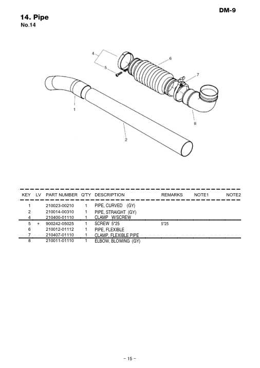 Echo DM-9 IPL / Parts List source page 16