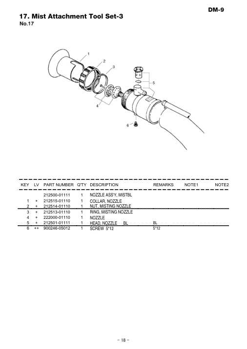 Echo DM-9 IPL / Parts List source page 19