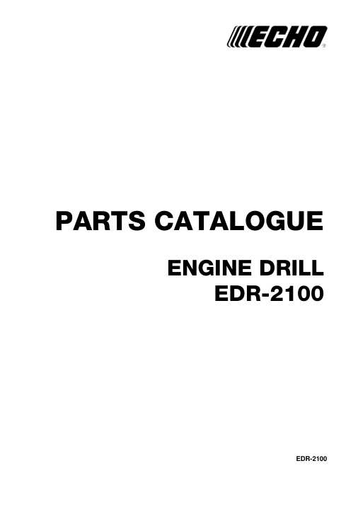Echo EDR-2100 IPL / Parts List