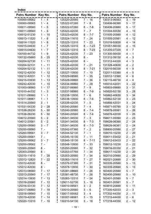 Echo ES-2400 IPL / Parts List source page 19