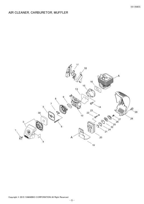 Echo ES-255ES IPL / Parts List source page 7