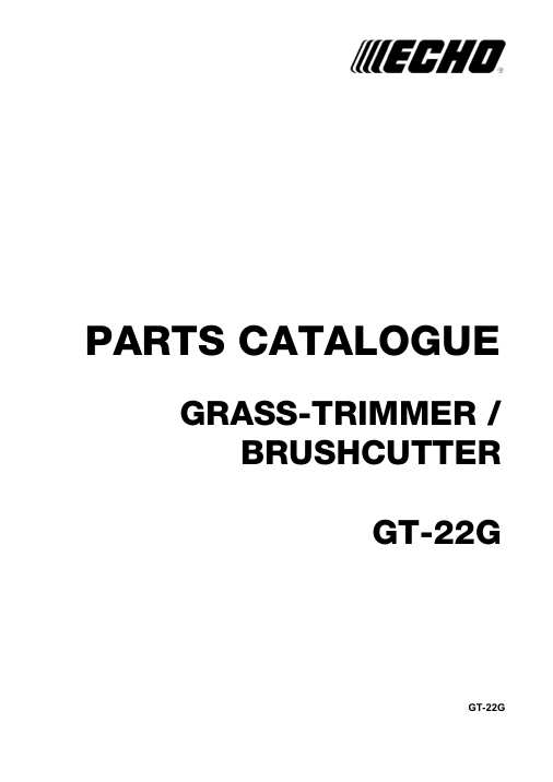 Echo GT-22G IPL / Parts List