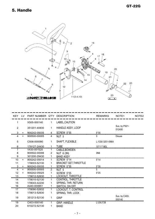 Echo GT-22G IPL / Parts List source page 8
