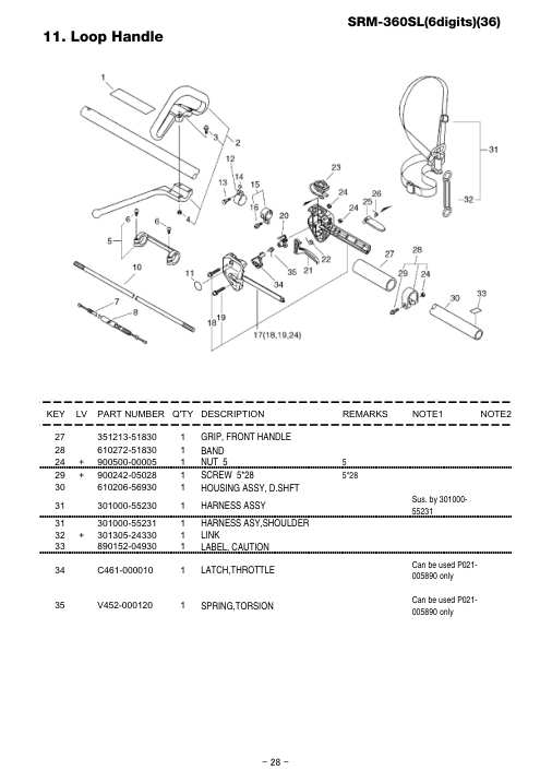 Echo SRM-360SL IPL / Parts List source page 34