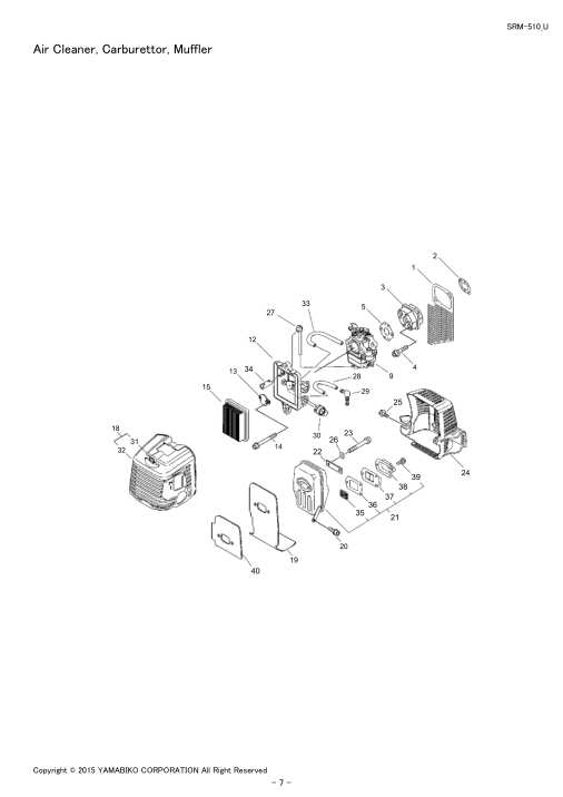 Echo SRM-510 IPL / Parts List source page 9