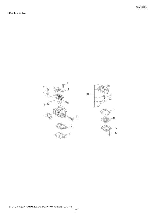 Echo SRM-510 IPL / Parts List source page 19
