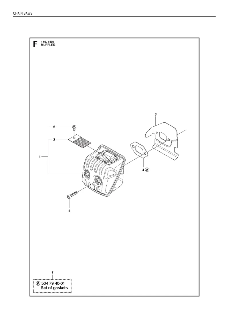 Husqvarna 140 E-SERIES IPL CHAIN SAWS