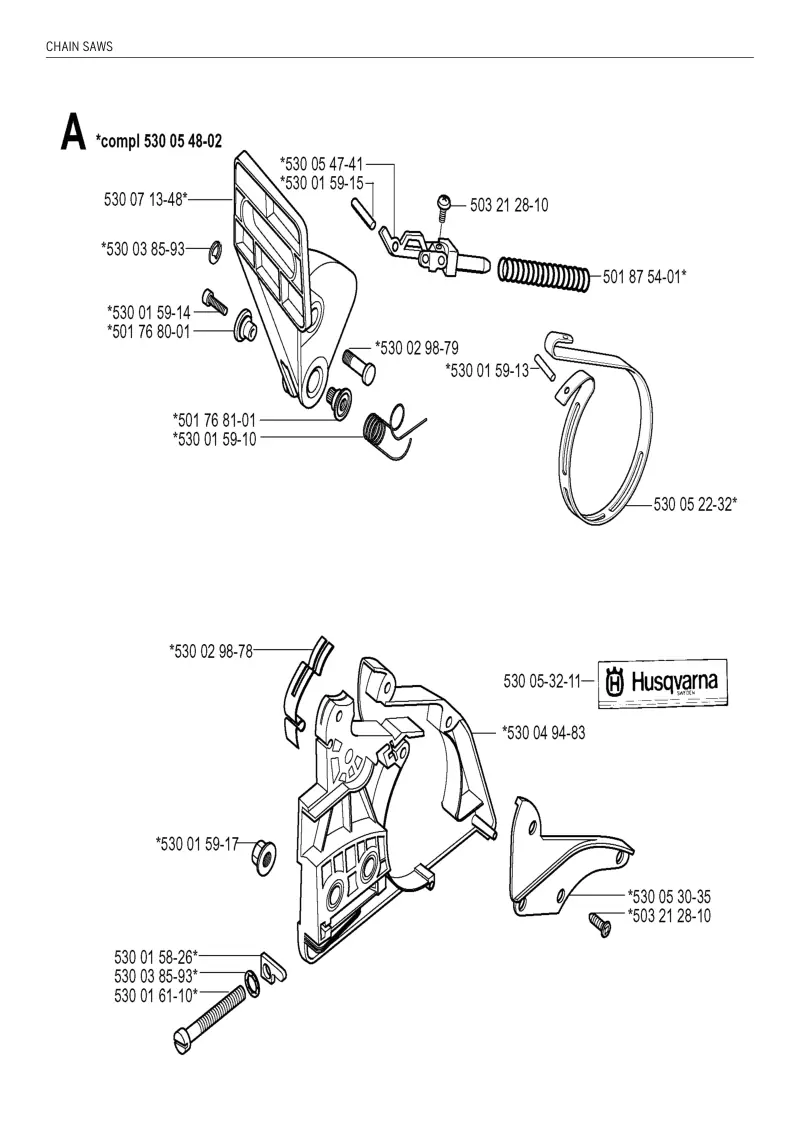 Husqvarna 141 IPL CHAIN SAWS