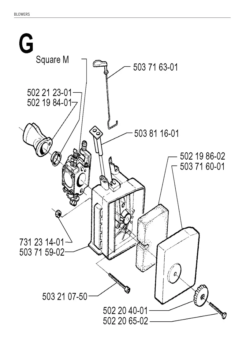 Husqvarna 225 BV IPL BLOWERS
