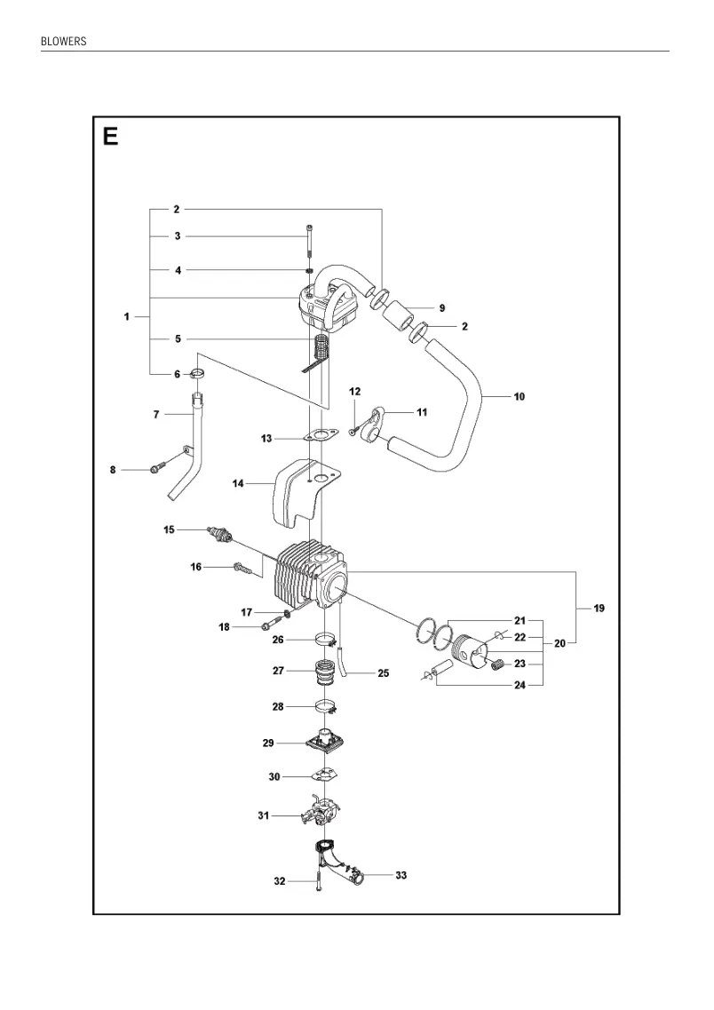 Husqvarna 356 BF IPL BLOWERS