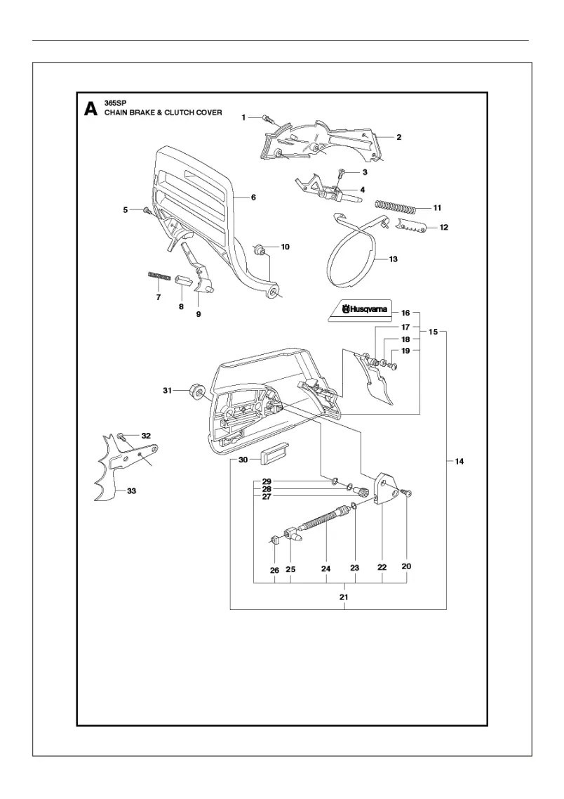 Husqvarna 365 IPL PARTNO