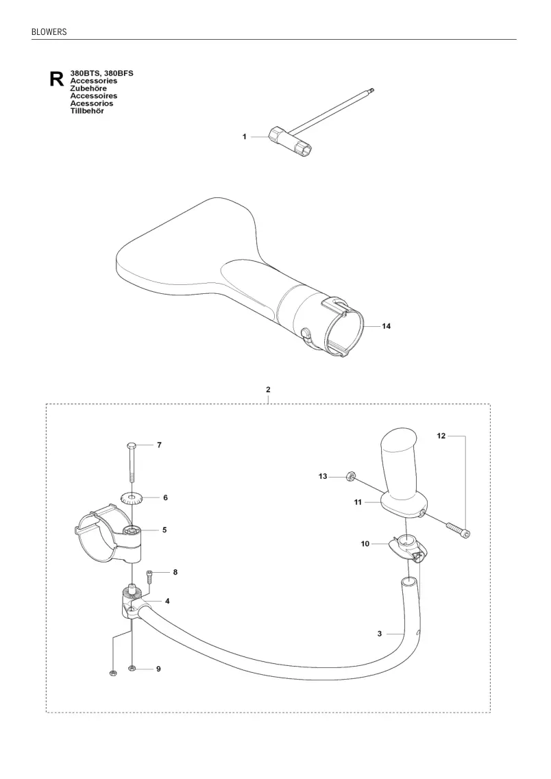 Husqvarna 380BTS IPL BLOWERS