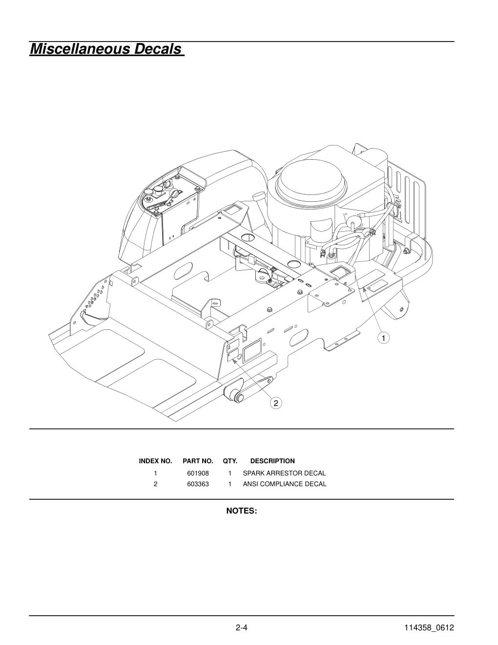 Hustler® Sport Parts Manual - 930198 - Miscellaneous Decals diagram