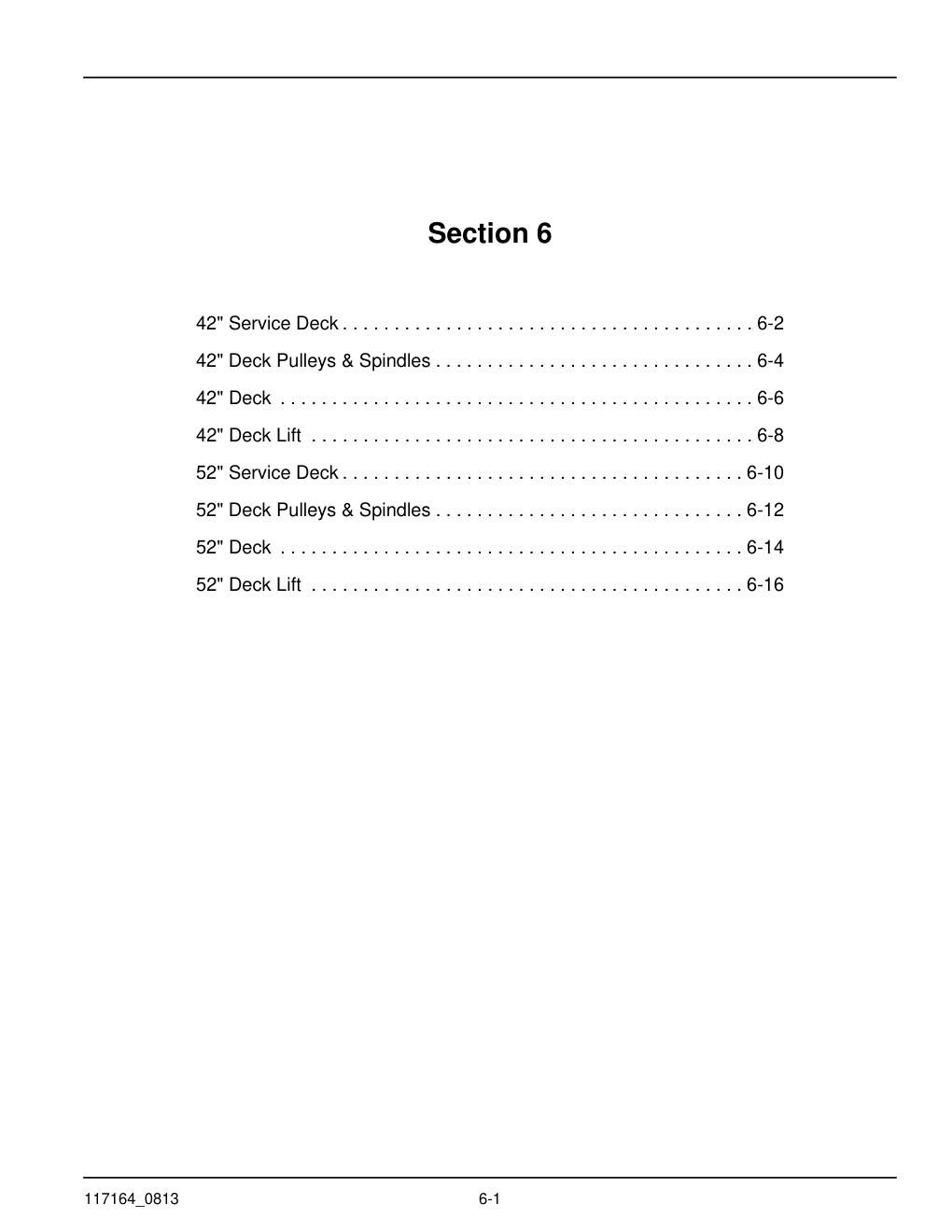 Hustler® Raptor Parts Manual - 931741 - 42" Service Deck diagram