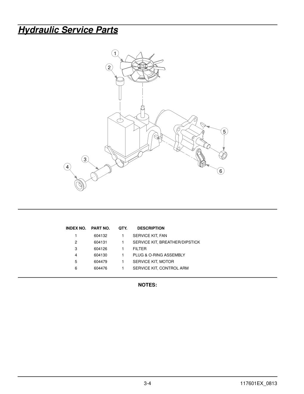 Hustler® X-ONE i Parts Manual - 931949EX - Hydraulic Service Parts diagram