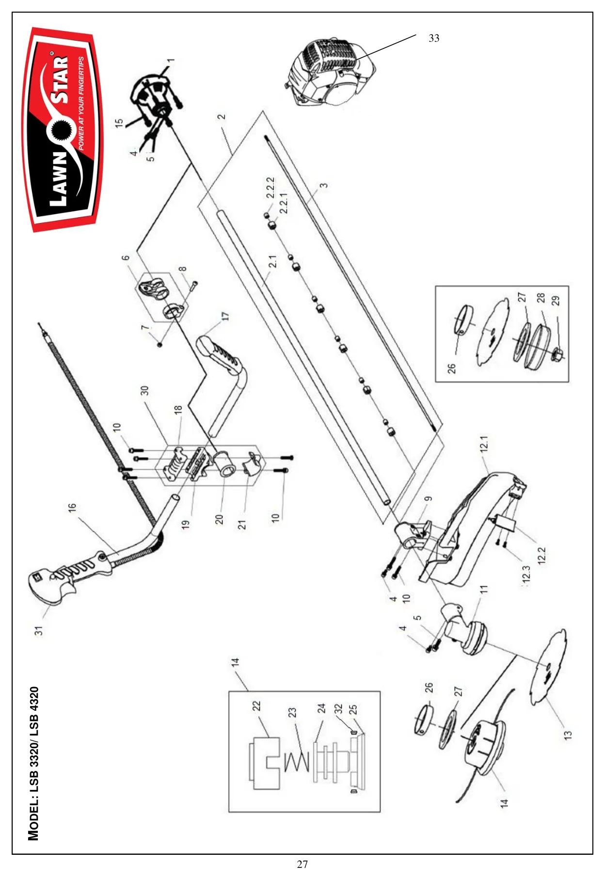 LSB 4320 exploded parts diagram