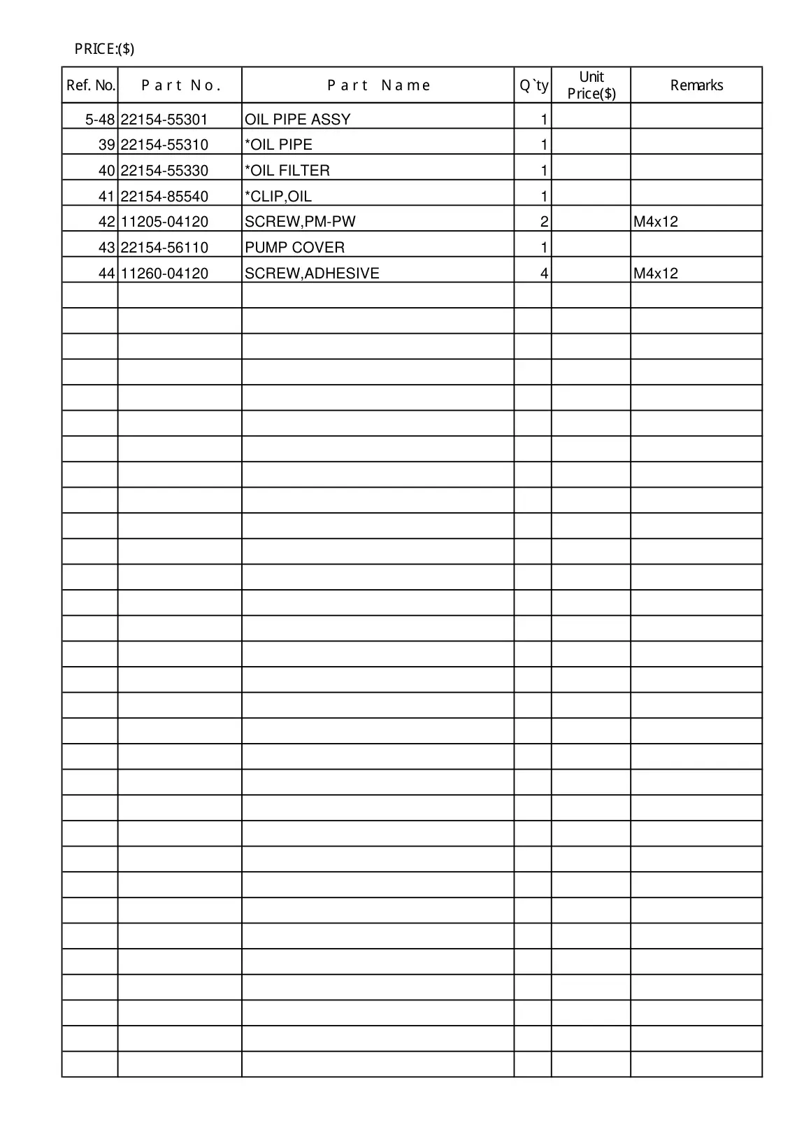 360 EMC IPL page 13 - SCREW,ADHESIVE