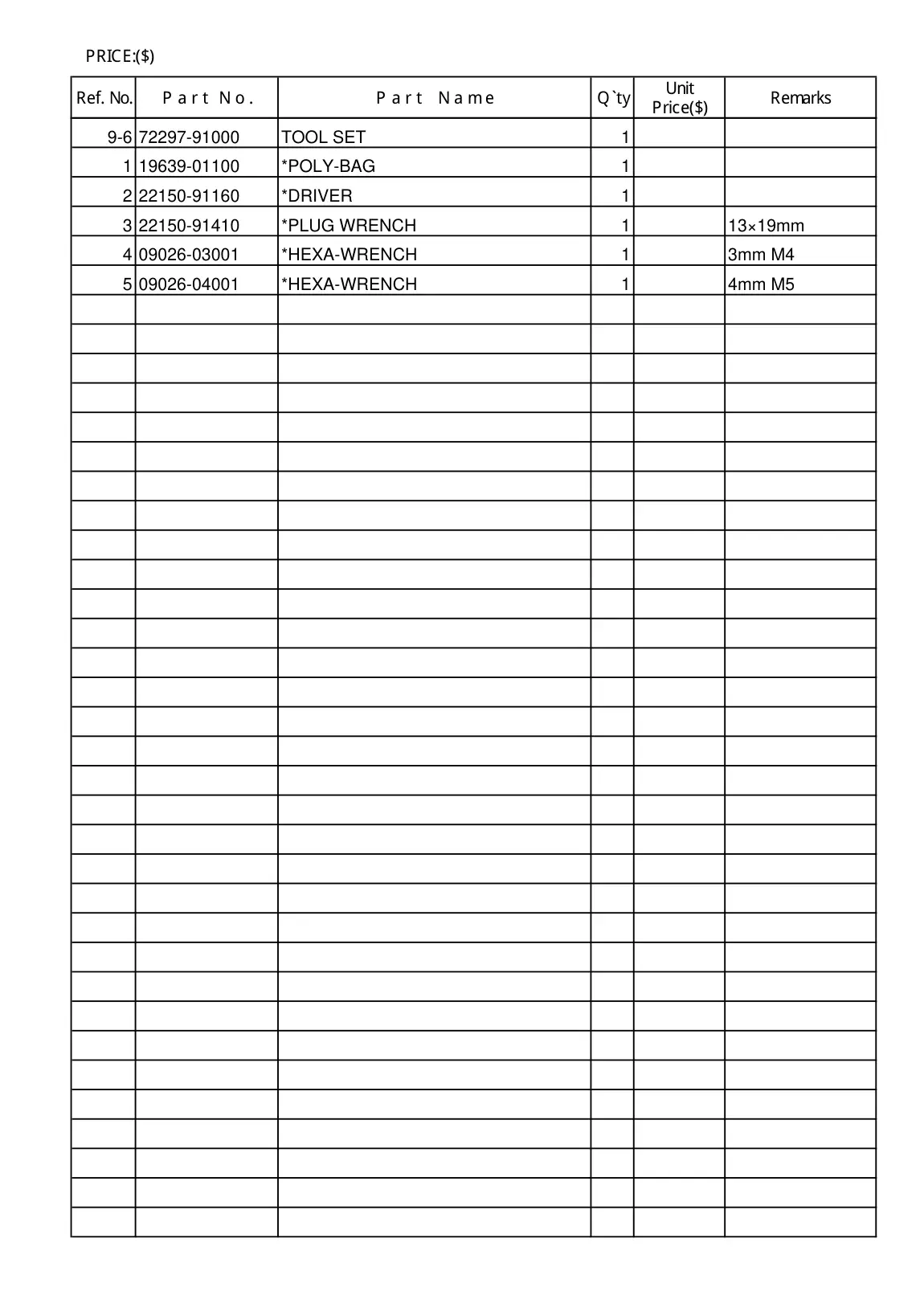 360 EMC IPL page 22 - *HEXA-WRENCH