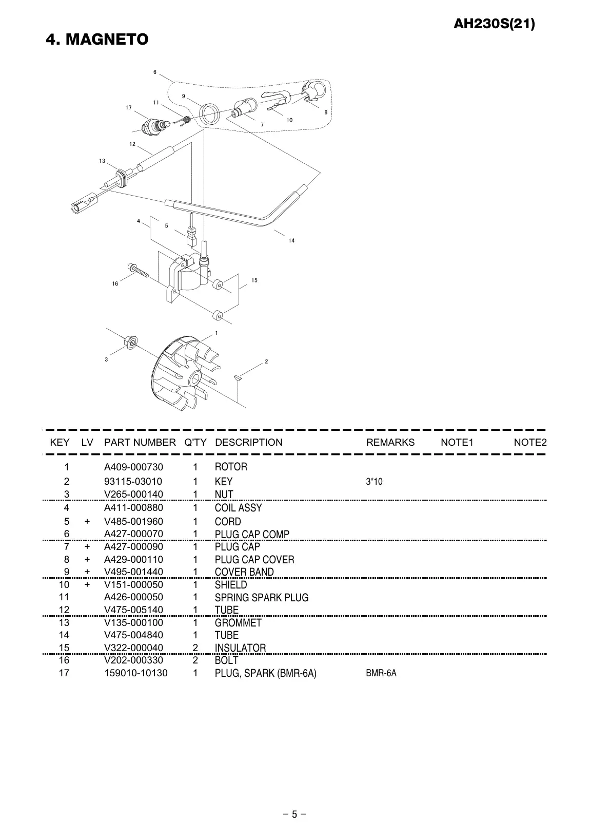 AH230S IPL page 6 - BMR-6A