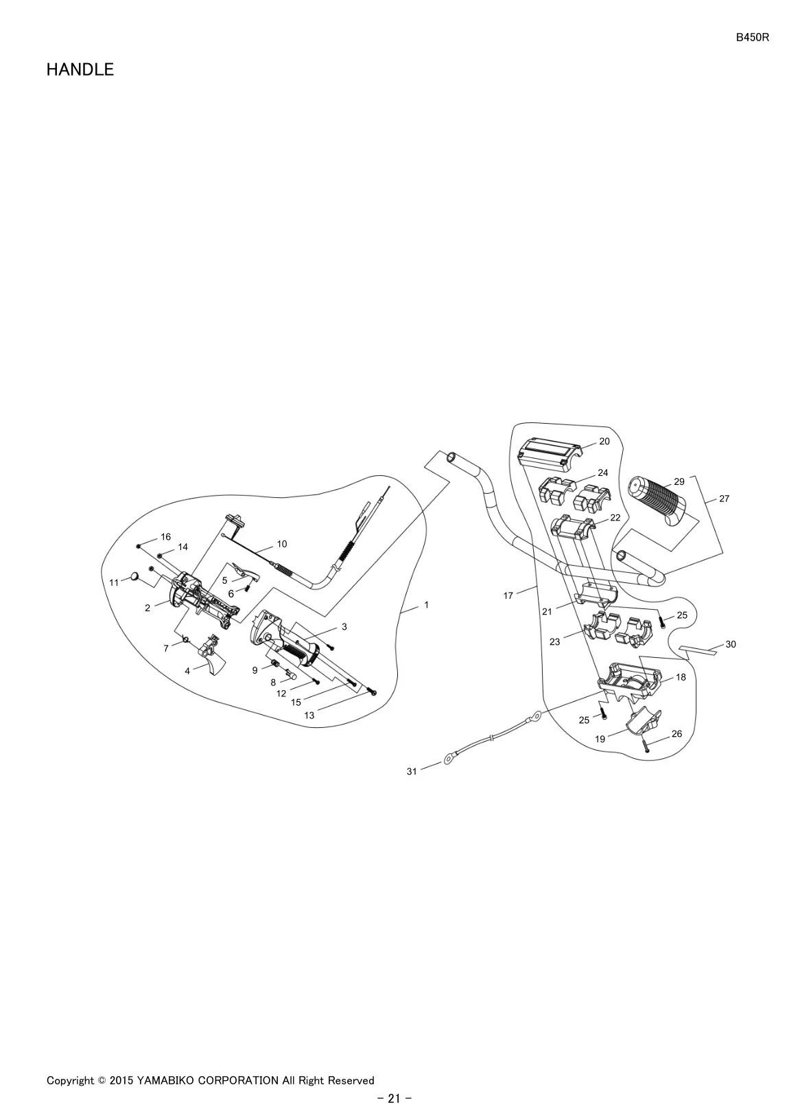 B450R IPL page 23 - HANDLE