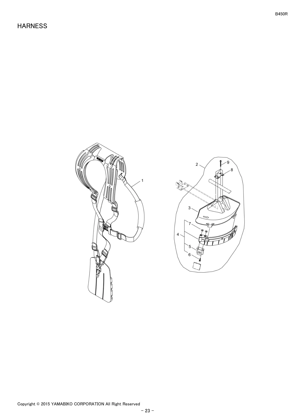B450R IPL page 25 - HARNESS