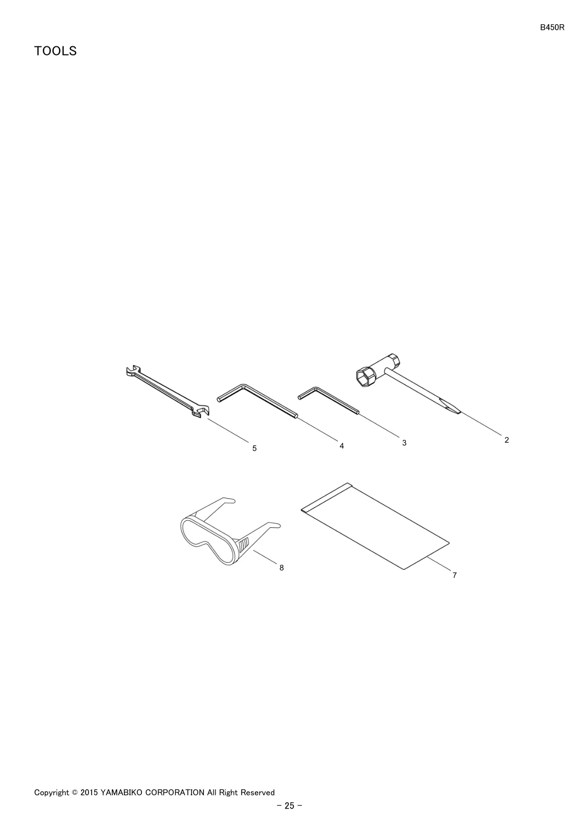 B450R IPL page 27 - TOOLS