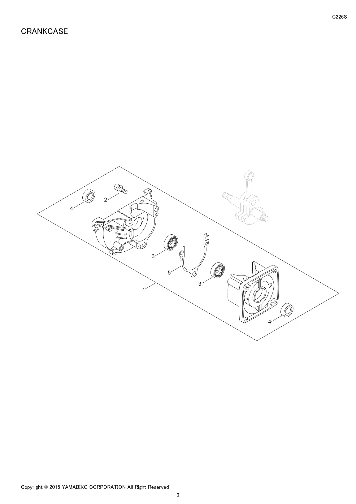 C226S IPL page 5 - CRANKCASE