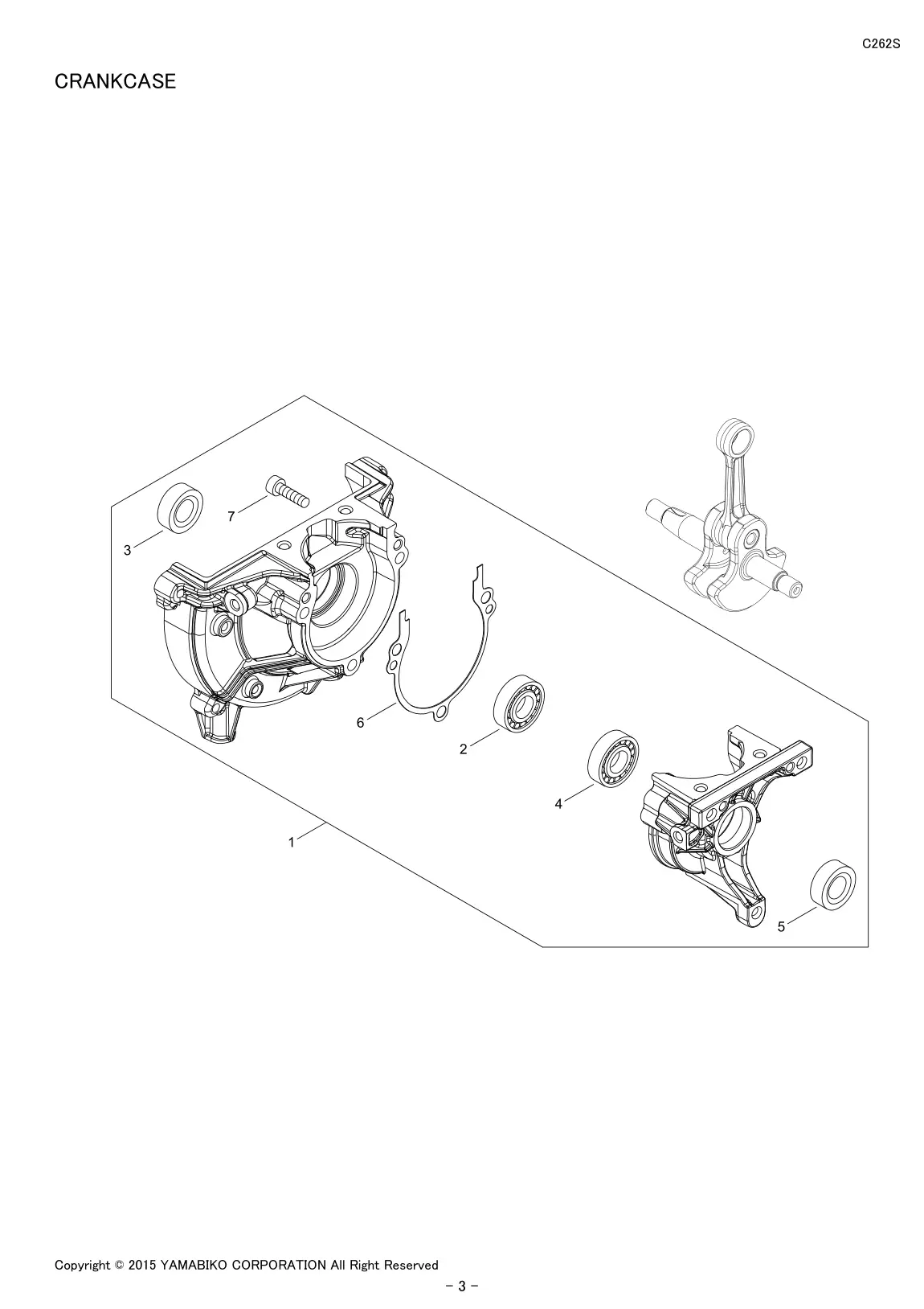 C262S IPL page 5 - CRANKCASE