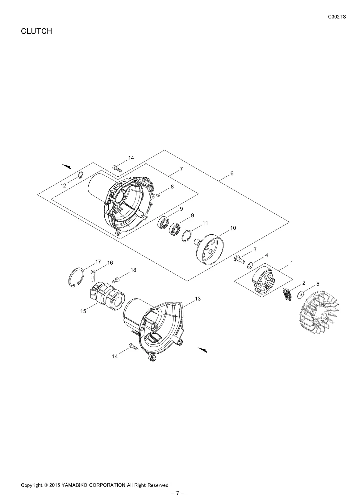 C302TS IPL page 9 - CLUTCH