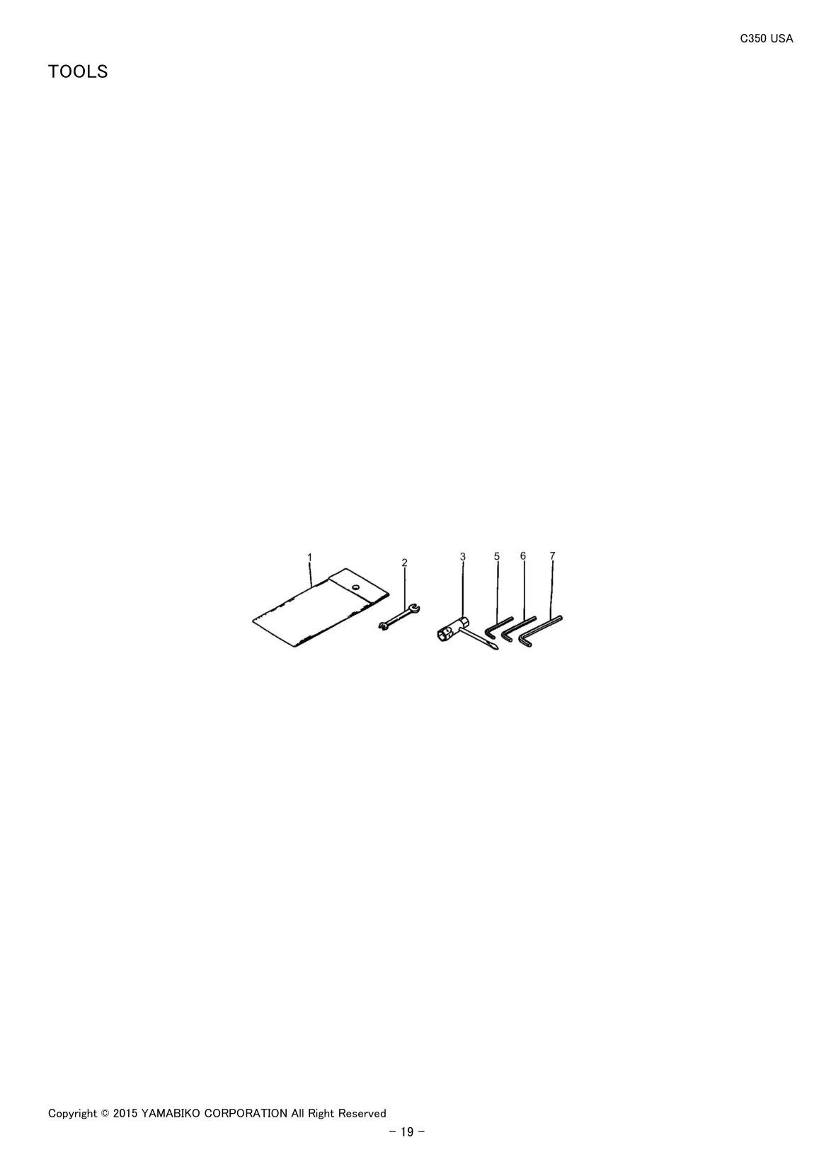 C350 USA IPL page 21 - TOOLS