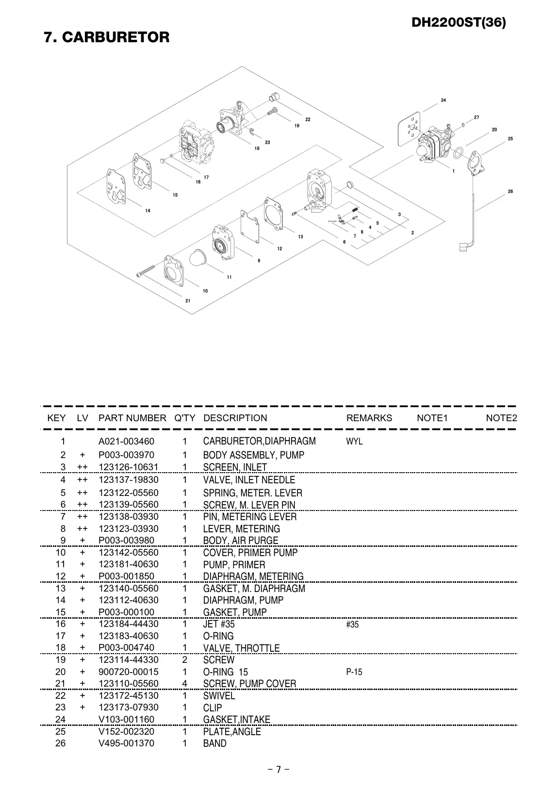 DH2200ST IPL page 8 - BAND