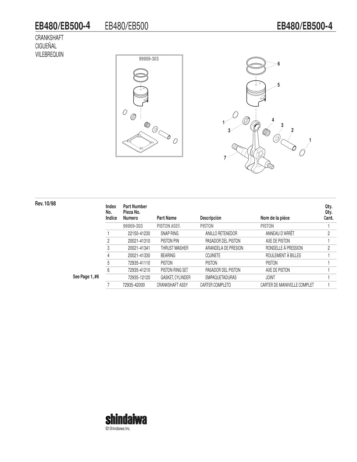EB480 EB500 IPL page 5 - VILEBREQUIN