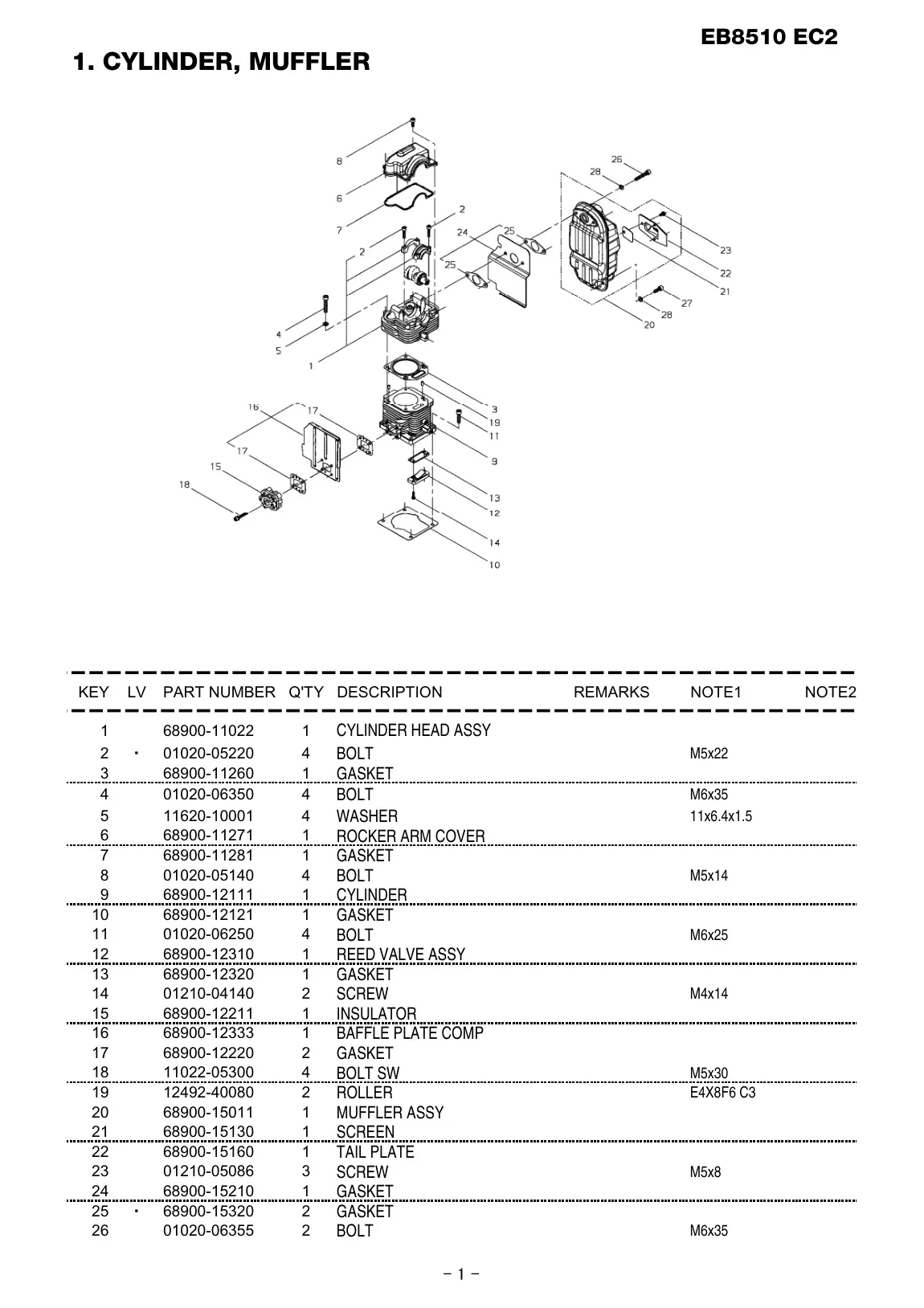 EB8510 EC2 EB8510 EC2 IPL page 2 - BOLT