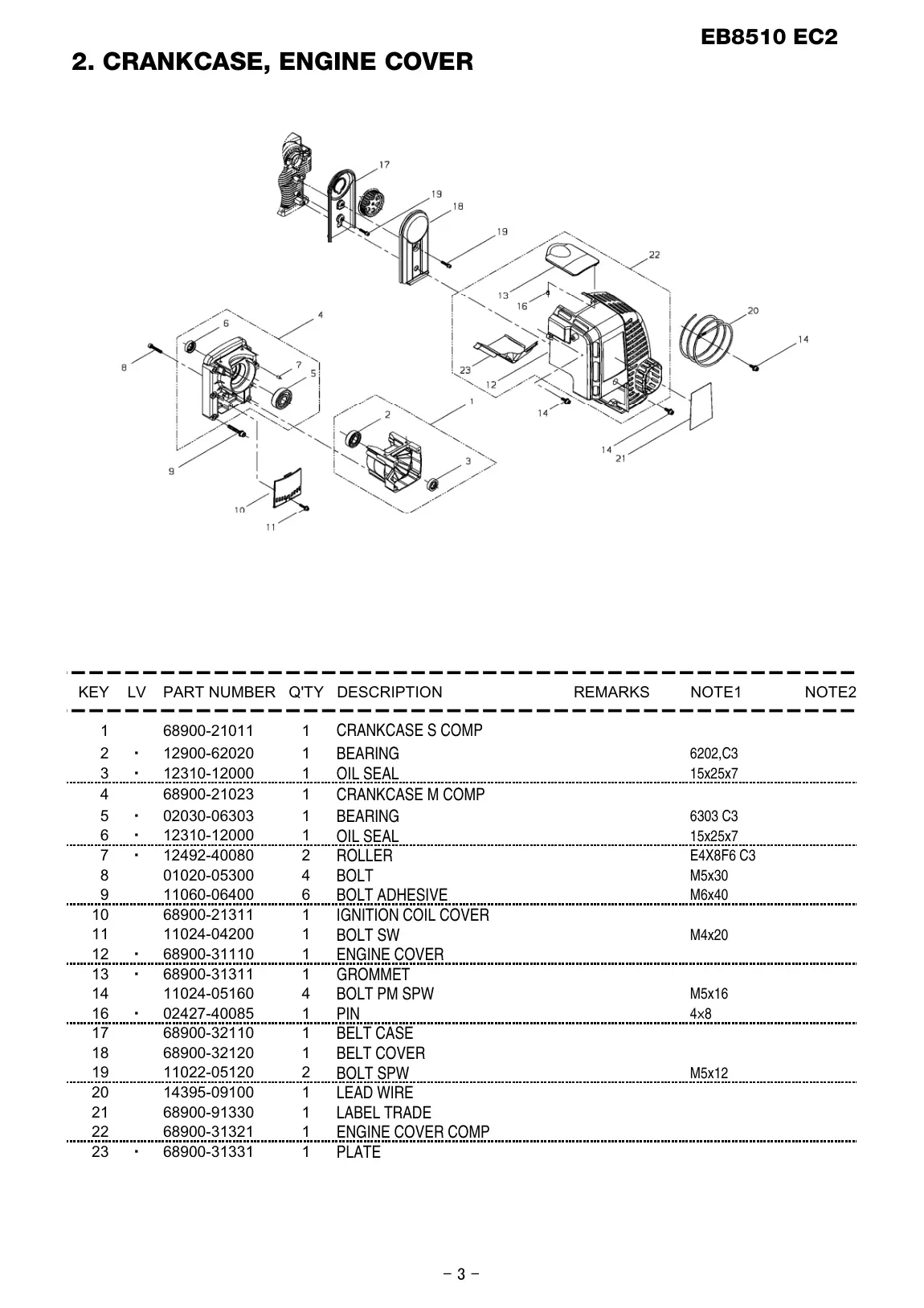 EB8510 EC2 EB8510 EC2 IPL page 4 - PLATE