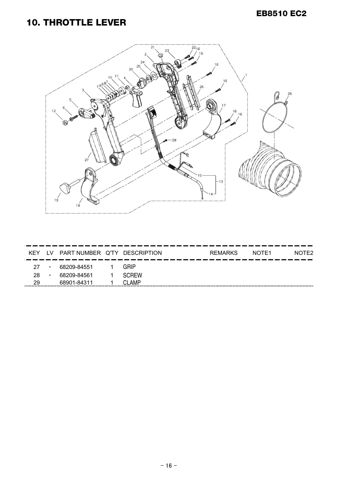 EB8510 EC2 EB8510 EC2 IPL page 17 - CLAMP