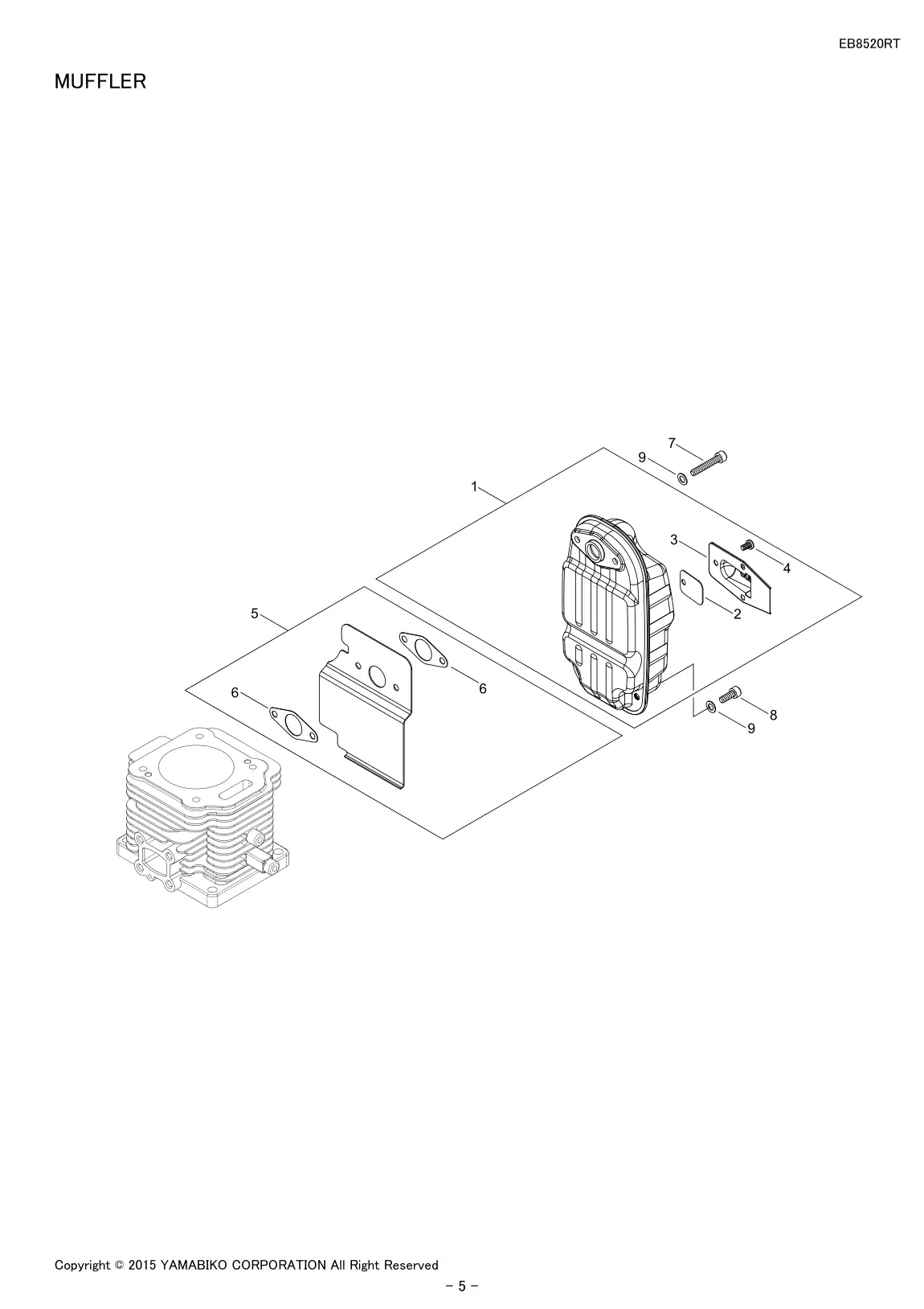 EB8520RT IPL page 7 - MUFFLER