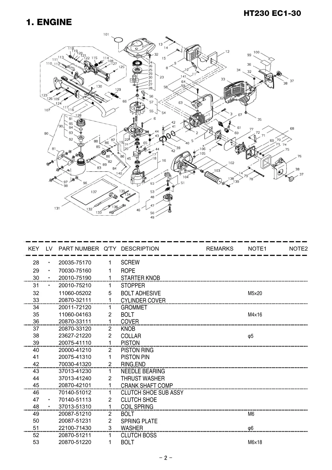 HT230 EC1-30 HT230 EC1-30 IPL page 3 - M6×18