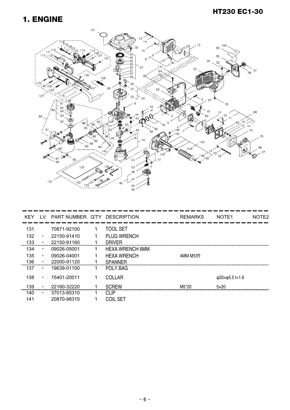 HT230 EC1-30 HT230 EC1-30 IPL page 7 - COIL SET