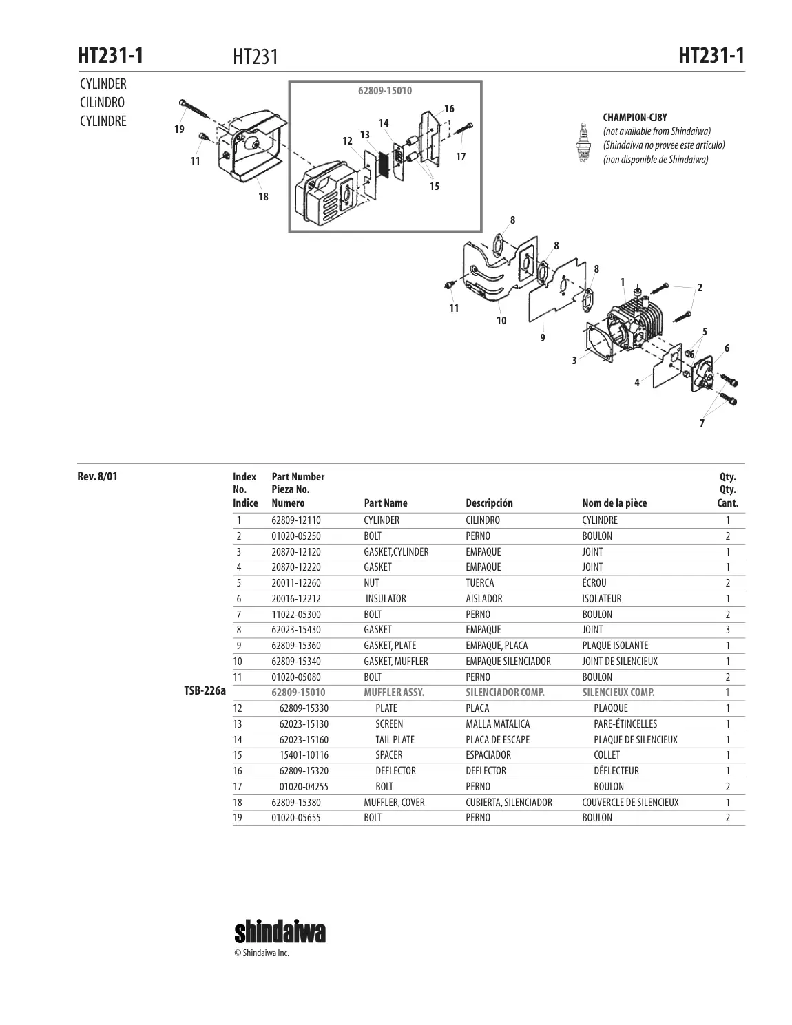 HT231 IPL page 2 - TSB-226a